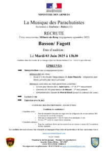 2025 Recrutement EVAT Basson