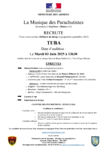 2025 Recrutement EVAT Tuba